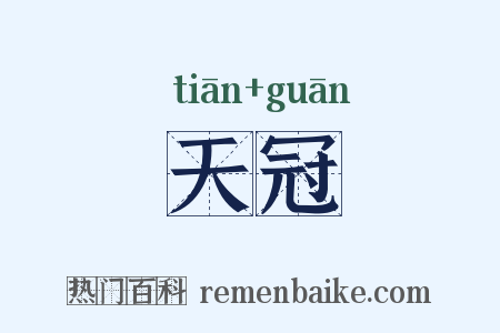 天冠是什么意思的图片